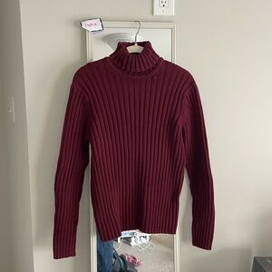 Express Ribbed Turtleneck Sweater